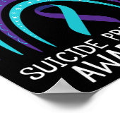 ボホレインボー自殺認識度メンタルヘルス ポスター (角)