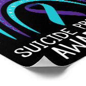 ボホレインボー自殺認識度メンタルヘルス ポスター (角)