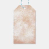 ボホレインボー金ゴールドスター魔法ピンキーダスト ギフトタグ (裏面)