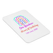 ボホレインボー1誕生日キッズ明るいレトロはっきりした マグネット (右側)