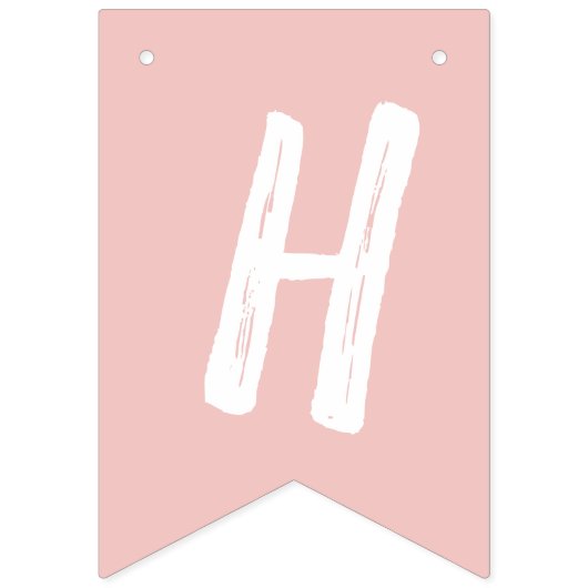 ボホレインボー1st誕生日パーティーピンクガール バンティングフラッグ (第2の旗)