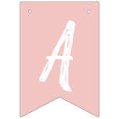 ボホレインボー1st誕生日パーティーピンクガール バンティングフラッグ (第3の旗)