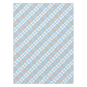 ボホレインボー1st誕生日パーティーブルーボーイキッズ テーブルクロス (正面)