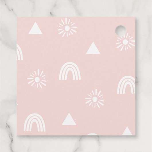 ボホレインボー&サンシャイン1st誕生日 フェイバータグ (裏面)