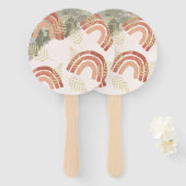 ボホレインボー ハンドファン (正面&裏面)