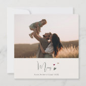 ボホレインボー&ハートメリーセブン写真クリスマス シーズンカード (正面)