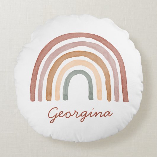 ボホレインボー ラウンドクッション (正面)