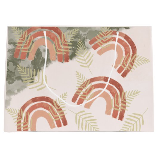 ボホレインボー ラージペーパーバッグ (正面)
