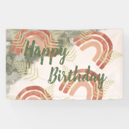 ボホレインボー 横断幕