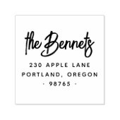 ボホレタリングファミリー名&差出人住所 セルフインキングスタンプ (デザイン)