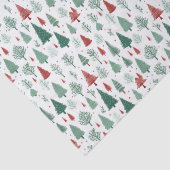 ボホレッドグリーンクリスマスツリーズホリデー 薄葉紙 (詳細)