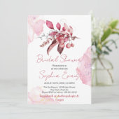 ボホレッドベリー&グリーンリーホワイトブライダルシャワー 招待状 (スタンド正面)