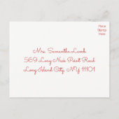 ボホレッドRSVP先住民アメリカンドリームキャッチャー結婚ズ インビテーションポストカード (裏面)