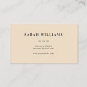 ボホレトロウェーストライプブミニマリスト 名刺 (裏面)