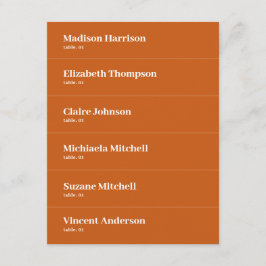 ボホレトロオ結婚レンジズ座席表DIY 招待状