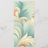 ボホレトロカラフルフローラ結婚ズ メニュー (裏面)