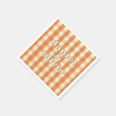 ボホレトロカラフルGroovy Wavy結婚's スタンダードカクテルナプキン (角)