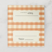 ボホレトロカラフルGroovy Wavy結婚's プレイスカード (外部開封)