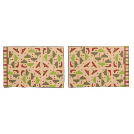 ボホレトログモダンラフィックピロケース 枕カバー