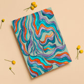 ボホレトログリーンタイポグラフィウェーブライダルシャワー 招待状