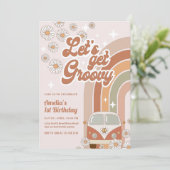 ボホレトログルーヴィヒッピーフローラ70の誕生日 招待状 (スタンド正面)