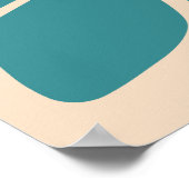 ボホレトログルーヴィフラワーマーケットウォールアート ポスター (角)