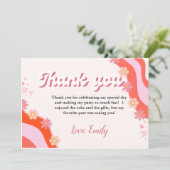 ボホレトログルーヴィーデイジー誕生日サンキューカード 案内状 (スタンド正面)