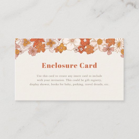 ボホレトログルーヴィーフローラガール エンクロージャーカード (正面)