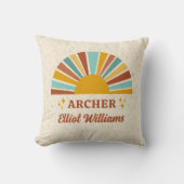 ボホレトロサンシャインネーム クッション (正面)