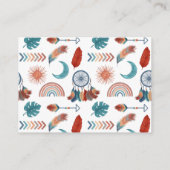 ボホレトロサンムーンベビーシャワーブズベビーEnc エンクロージャーカード (裏面)