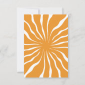 ボホレトロサンライズフラットノートカード ノートカード (裏面)