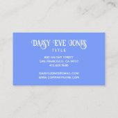 ボホレトロサンライズ 名刺 (裏面)