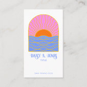 ボホレトロサンライズ 名刺 (正面)