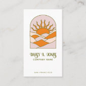 ボホレトロサンライズ 名刺 (正面)