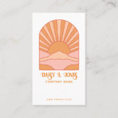 ボホレトロサンライズ 名刺 (正面)