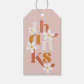 ボホレトロデイジー誕生日 ギフトタグ (正面)