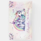 ボホレトロデイジー1stバースデーバナー 横断幕 (縦)