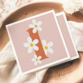 ボホレトロデイジー1st Groovy誕生日 スタンダードカクテルナプキン