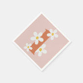 ボホレトロデイジー1st Groovy誕生日 スタンダードカクテルナプキン (角)