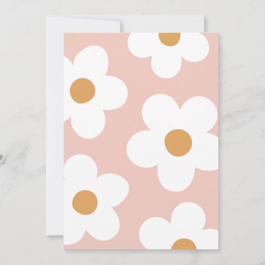 ボホレトロデイジー2nd誕生日 招待状 (裏面)