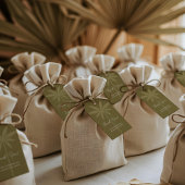 ボホレトロトロピカルパームツリー卒業ありがとう ギフトタグ