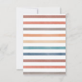 ボホレトロドリームキャッチャー赤ちゃんシャワー サンキューカード (裏面)