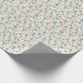 ボホレトロパステルフラワープリント ラッピングペーパー (角)