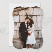 ボホレトロピンクピーチオレンジ結婚ズ 招待状 (裏面)