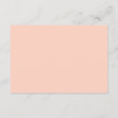 ボホレトロピーチ結婚オレンジズウェビスト エンクロージャーカード (裏面)