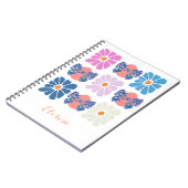 ボホレトロフローラシンプル復活祭 ノートブック (左側)