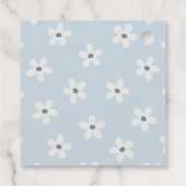 ボホレトロブルーデイジー1stグルーヴィ誕生日 フェイバータグ (裏面)