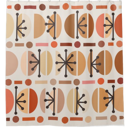 ボホレトロボウルのラインアーストーン シャワーカーテン (正面)