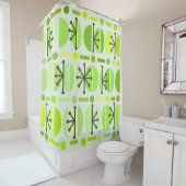 ボホレトロボウルスラインチャートルーズ シャワーカーテン (インサイチュ)