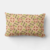 ボホレトロモダングラフィック装飾用クッション ランバークッション (裏面)